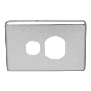 Classic C2000 Series, Socket Outlet Cover Plate, Horizontal Mount, For Single Socket