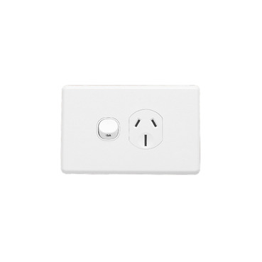 C2000 Series, Single Switch Socket Outlet, 250V, 15A