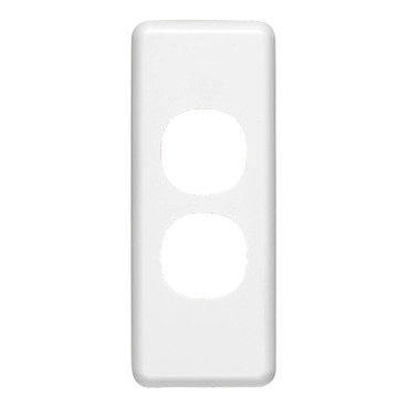 Classic C2000 Series, Switch Plate Cover, 2 Gang, Architrave