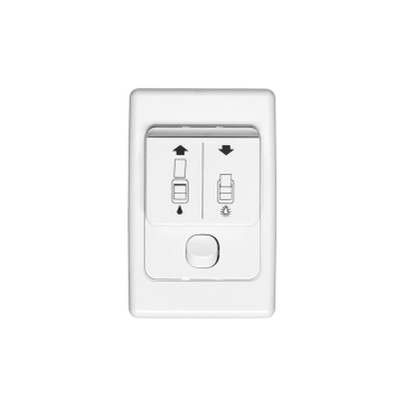 Clipsal 2000 Series Room Access Card Operated Switch 250VAC, 1 X 16A, With Extra 10A Switch
