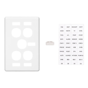 Classic C2000 Series, Switch Plate Cover 5 Gang, Vertical Mount