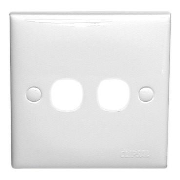 switch plate only 2 aperture