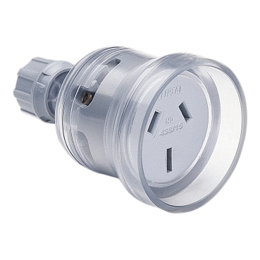 Standard Series, Rewireable Socket Cord Extension, Shroud, 15A, 1.5mm²