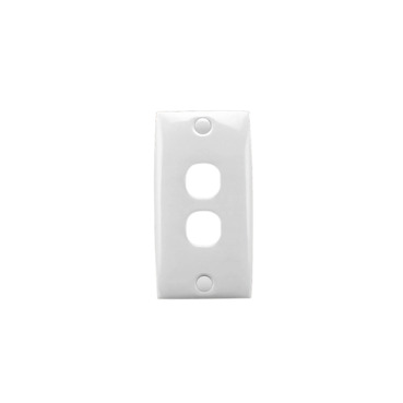 Standard Series, Plate Only, 2 Gang Intermediate Size
