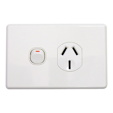 C2000 Series, Single Switch Socket Outlet, 250V, 20A