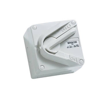 Surface Switch Weather Protect, IP66, 250V, 35A, Single Pole