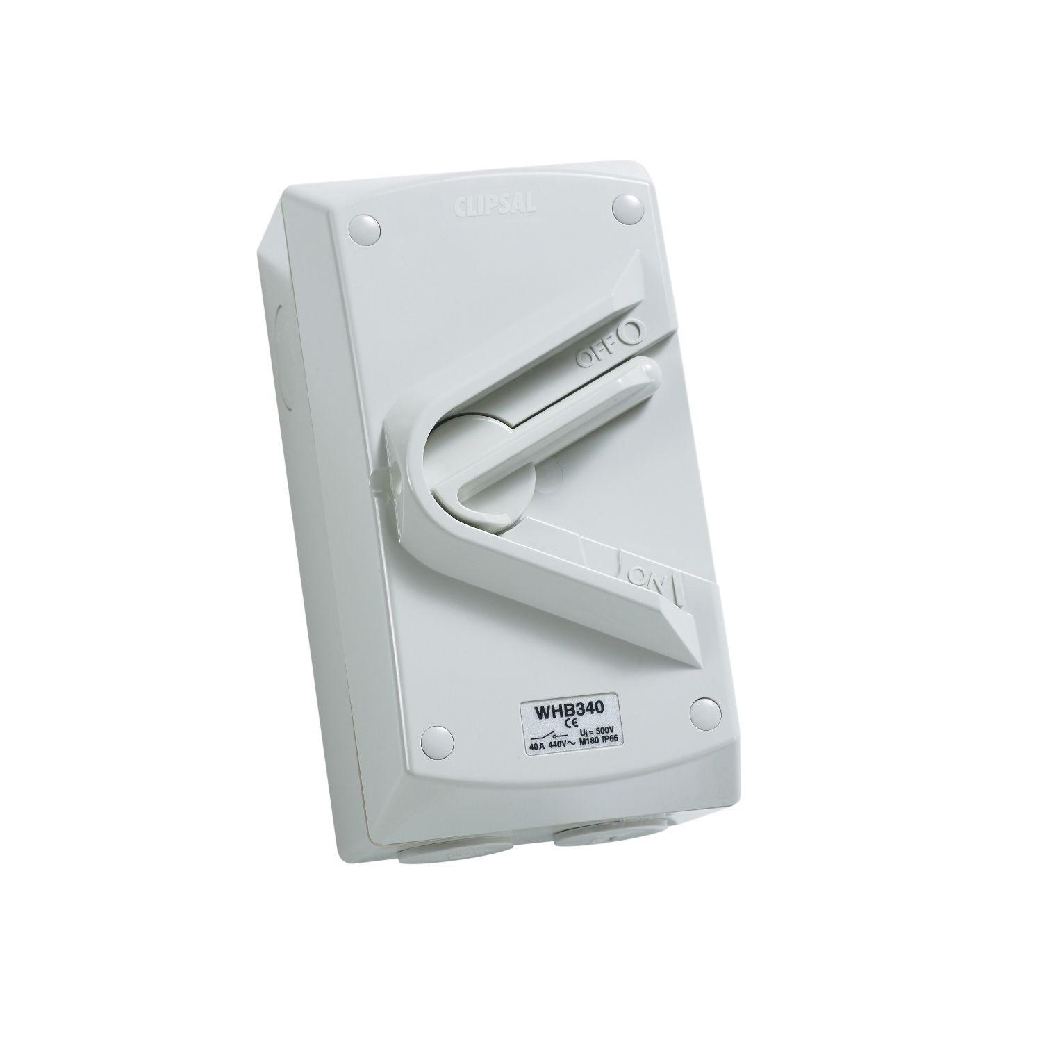 Surface Switches Weather Protected, IP66, 440V, 40A, Triple Pole