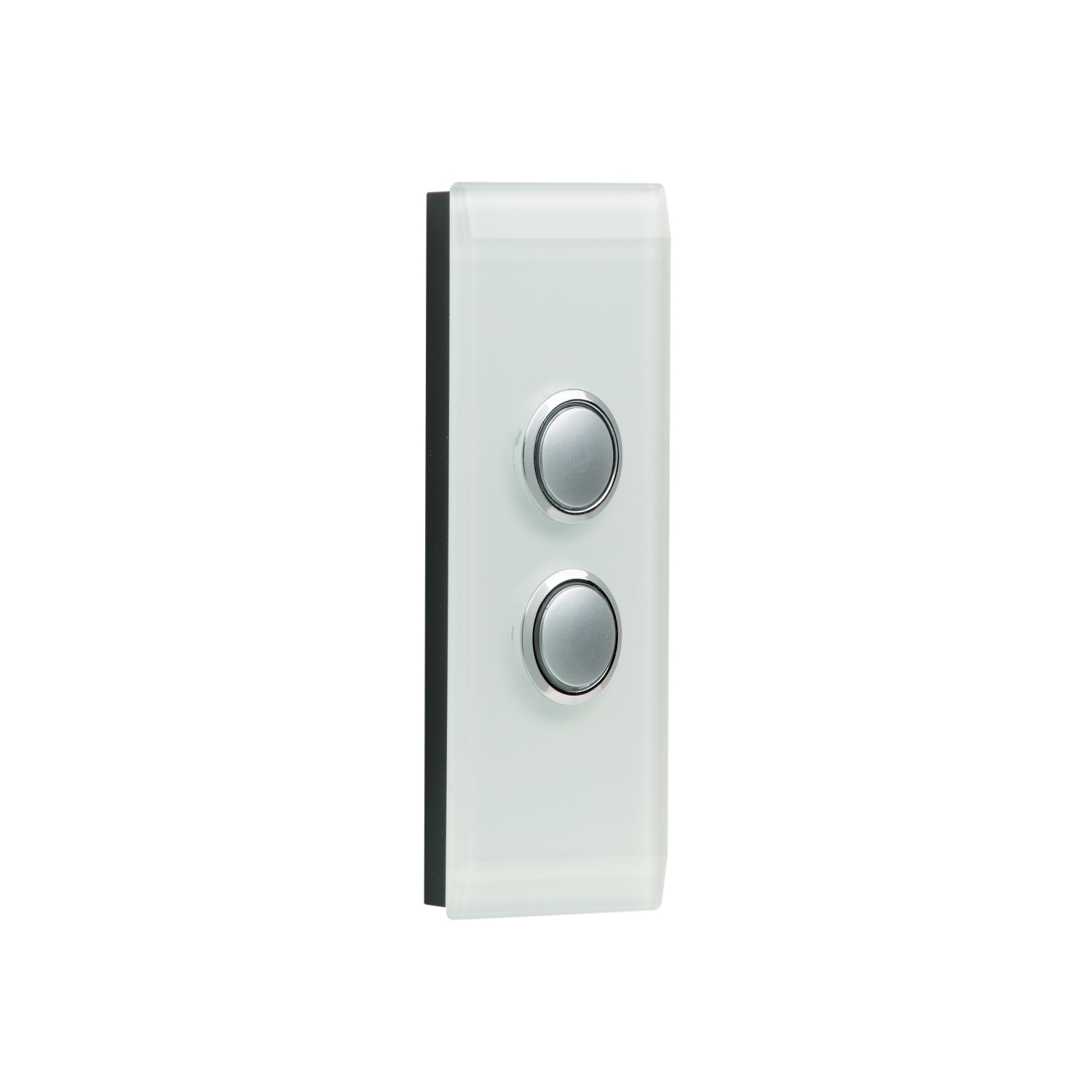Grid Plate and Cover Switch, Less Mechanism, Architrave, 2 Gang