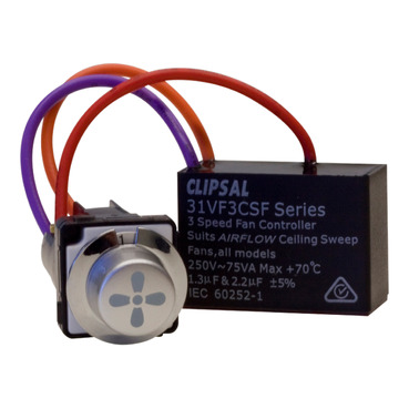 Image of 4060CSFM 3 Speed Capacitive Controller for Ceiling Sweep Fan