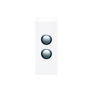 Saturn Series, Grid And Plate Assembly Architrave, 2 Gang, 250V, 16AX/20A