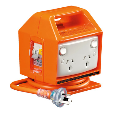 Clipsal - Safety And Protection, RCD Protected Quad Switch Socket Outlet, 250V, 10A, 30mA