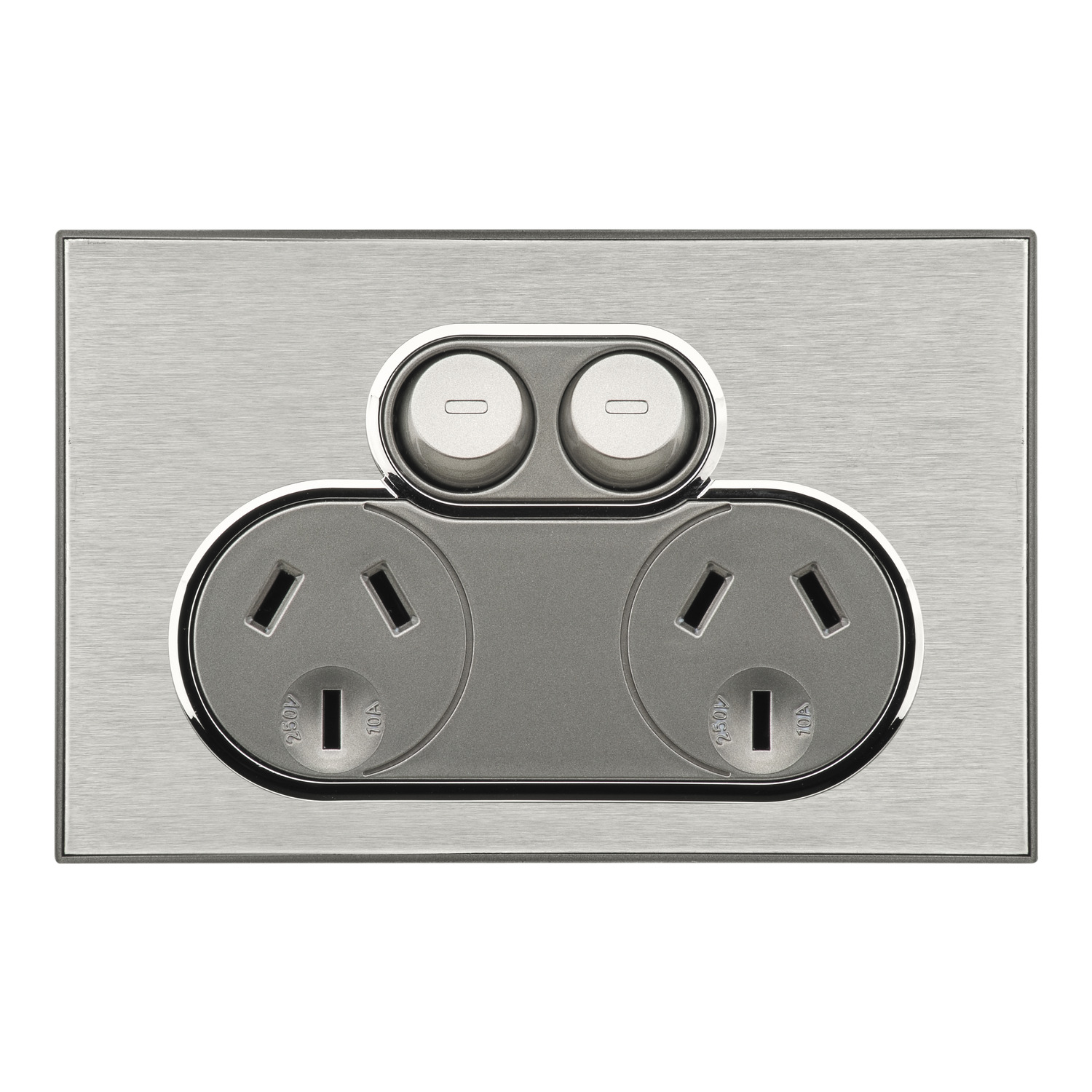 Socket Outlets - Saturn 4000 Series, double 250V 10A