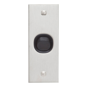 Metal Plate Series, Flush Switch, 1 Gang, 250VAC, 10A, B Style, Architrave