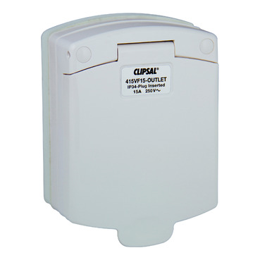 Standard Series, Caravan Socket Outlet, Auto-Switched IP34 15A