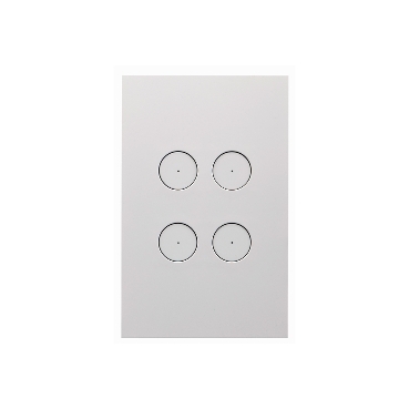 grid & plate assy 4 gang saturn zen white