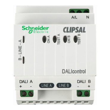 Image of DCDALCIP250-2 DALIcontrol DIN-Mount Dual 110/240V Power Supply & Serial Interface with Two DALI lines 