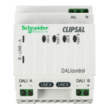 DALIControl, Din-Mount Power Supply And Serial Interface, 2 DALI Lines