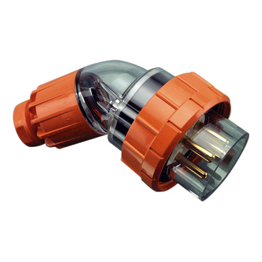 Plugs And Extension Sockets, Angle Plugs - IP66, 500V 20A - 4 Round Pins