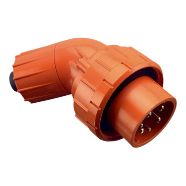 Plugs And Extension Sockets, Angle Plugs - IP66, 500V 10A - 6 Round Pins