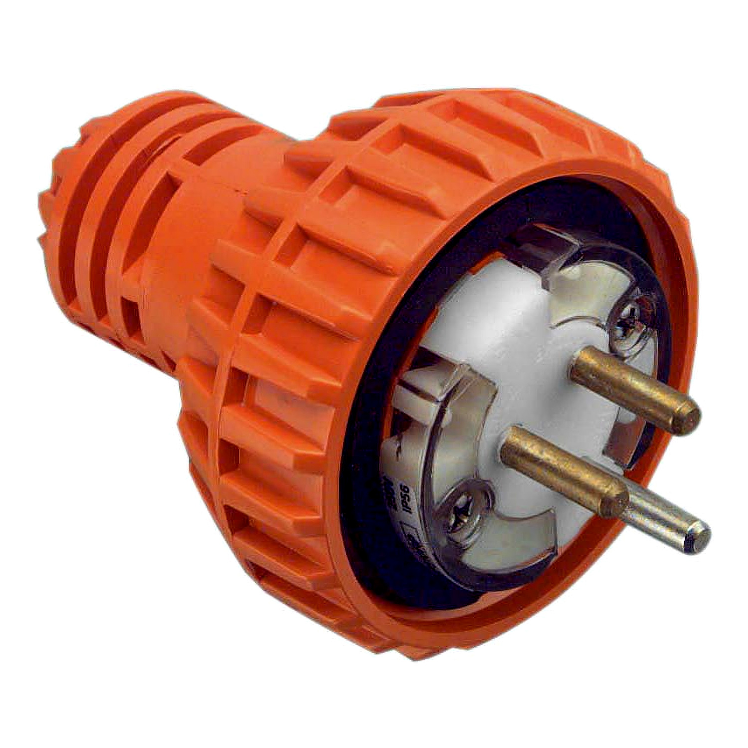 56 Series Plug - 3 Pin - 10A - 250V, Orange