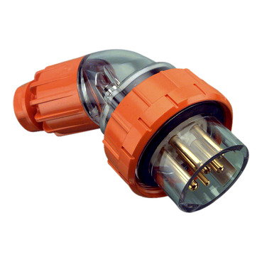 Clipsal - 56 Series, Angled Plug, IP66, 500V 20A - 7 Round Pins