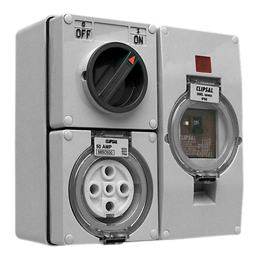 Clipsal - 56 Series, Switched Socket, RCD