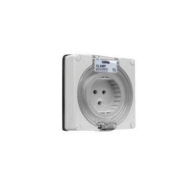 Clipsal - 56 Series, Socket Inlet, Surface 3 PIN 10A Less Enclosure