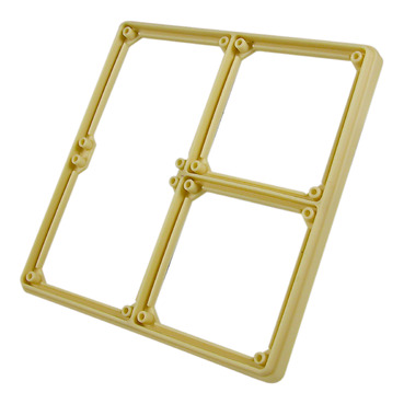 High Pressure Water Gasket, For 56 Series 1 X Single Piece 2 Gang Cover, Cream