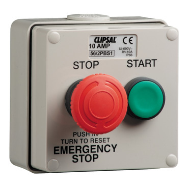 Clipsal - 56 Series, Push-button Control Station, 10A, IP66
