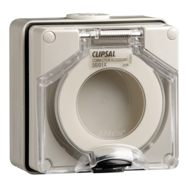 Clipsal - 56 Series, Computer Surface Module, IP66, Computer Accessory With Blank Plate