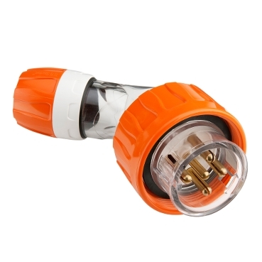 Plugs And Extension Sockets, Angle Plugs - IP66, 500V 20A - 5 Round Pins
