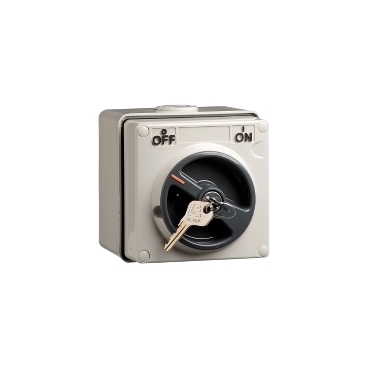 Clipsal - 56 Series, Switches, Key Operated Surface Switches, IP66, 250V 32A, Single Pole