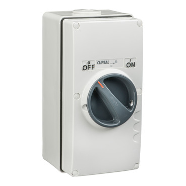 Clipsal - 56 Series, Surface Switch, 2 Gang Three Pole 40A Base Mount
