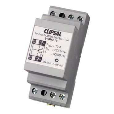 Clipsal - Max 4, Mains Rated Filter, 10 A 250 V 2 Module