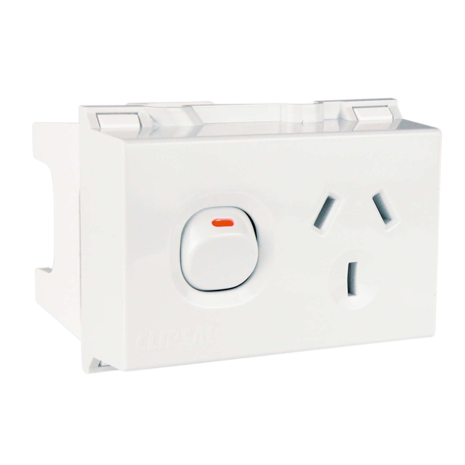 DIN Rail Mount, Switch Socket Outlets, 250V, 10A, 3 PIN