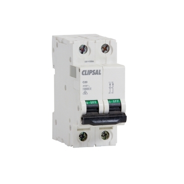 mcb 2module 2pole 40a 10ka