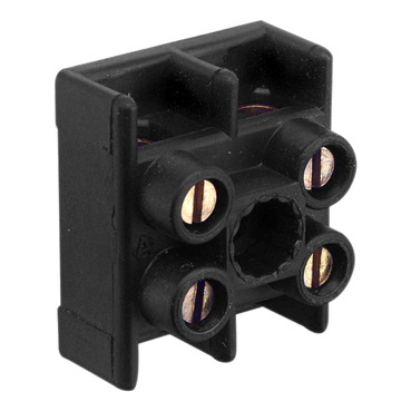 Max 4 Connector Blocks, 20A, 2 Way, Double Entry With Platform