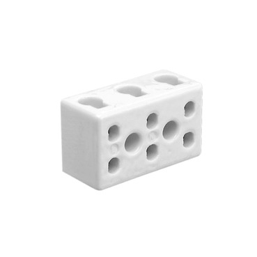 block porcelain triple entry