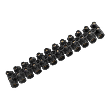 Max 4 Strip Connectors, 30A, Plastic Heavy Duty, 12 Terminal Available Bk Or Tr
