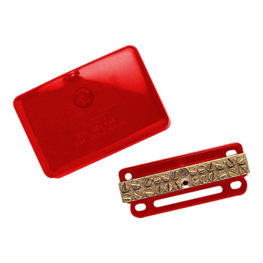 Clipsal - Max 4, Mini Active Link, 100mm500 V 12 Hole With Cover Red