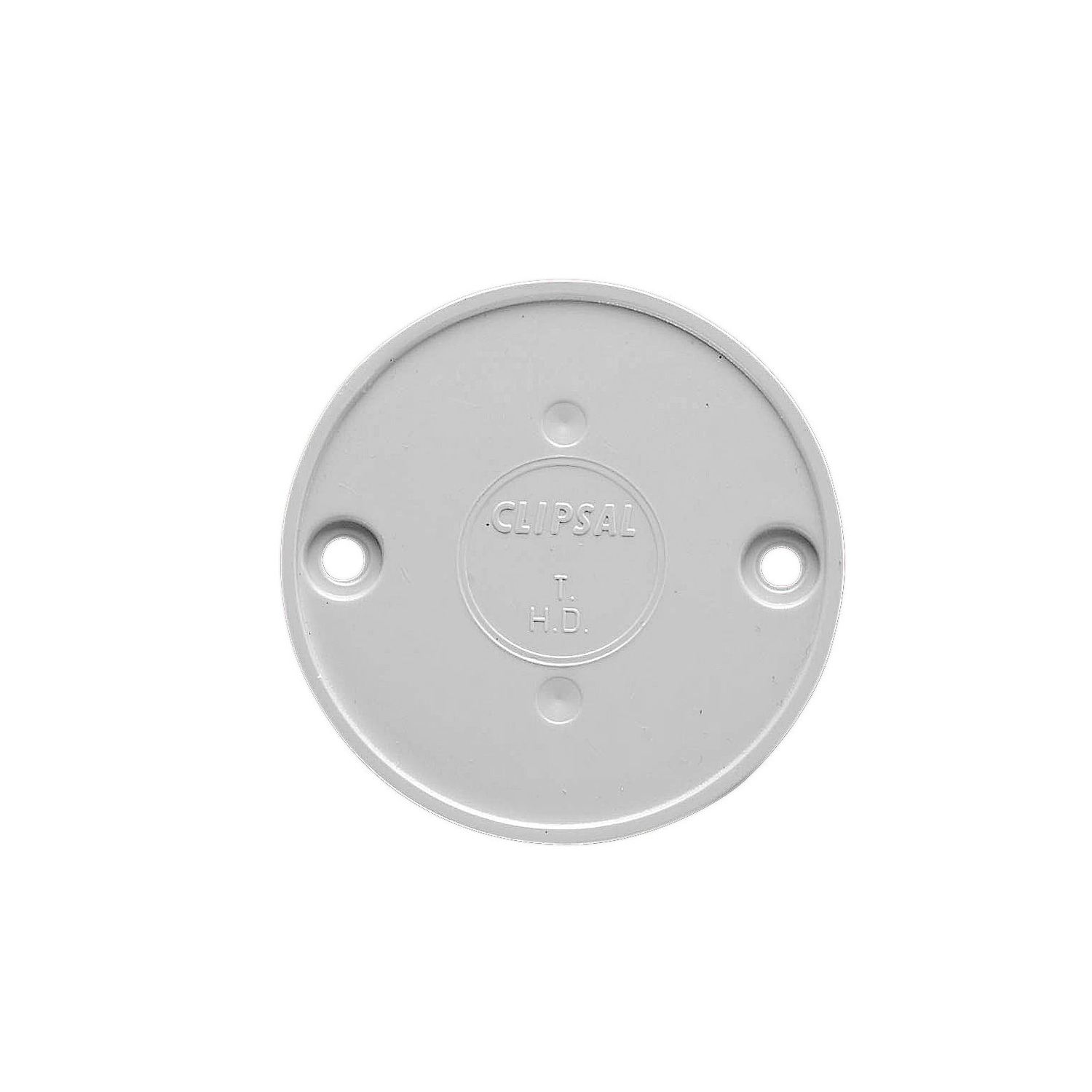 Round PVC Junction Box Accessories, Lids to suit 16-20mm Boxes, Grey