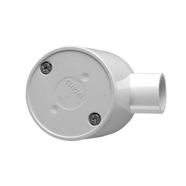 Clipsal - Cable Management, Junction Box, Standard Deep, 20mm I.D, 1 Way Entry