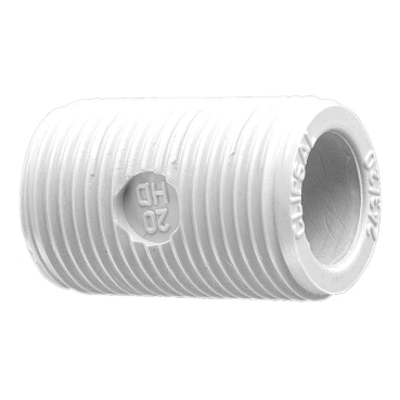 Clipsal - Cable Management, Solid Fittings - PVC, P.V.C Pressure Pipe Couplings, Nipples, 20mm