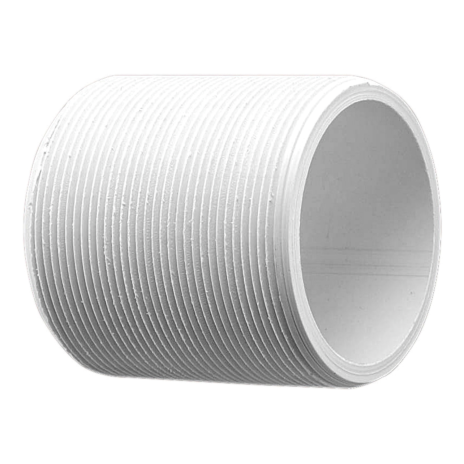 Solid Fittings PVC, P.V.C Pressure Pipe Couplings, Nipples, 50mm, Grey