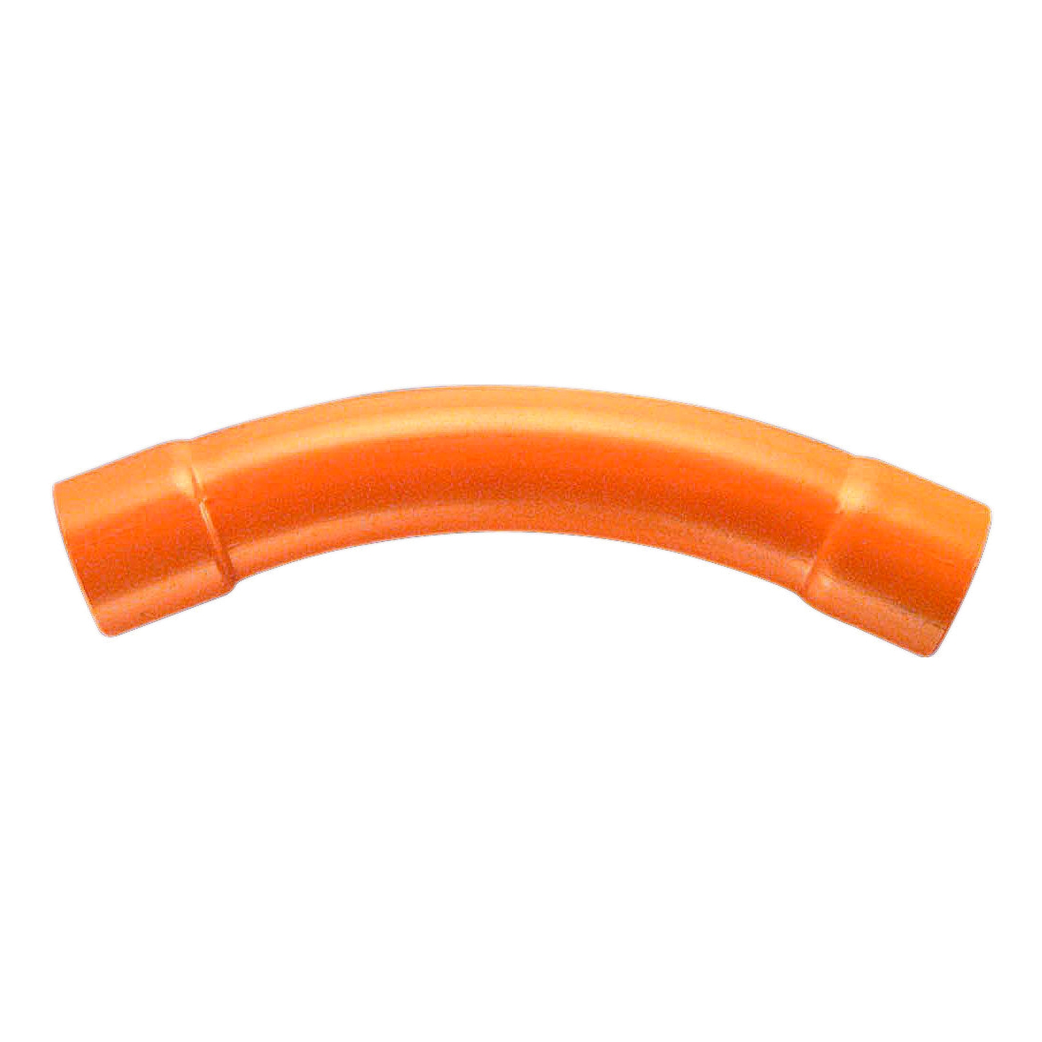 Solid Fittings - PVC, 45 Degree Heavy Duty Sweep Bends, 25mm, Orange