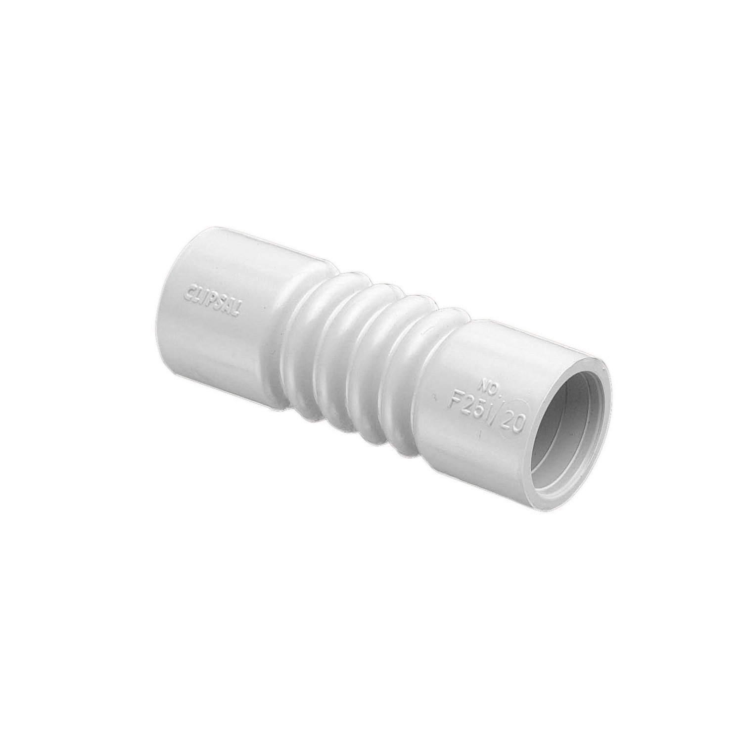 Solid Fittings - PVC, Expansion Couplings - Flexible, 25mm, Grey