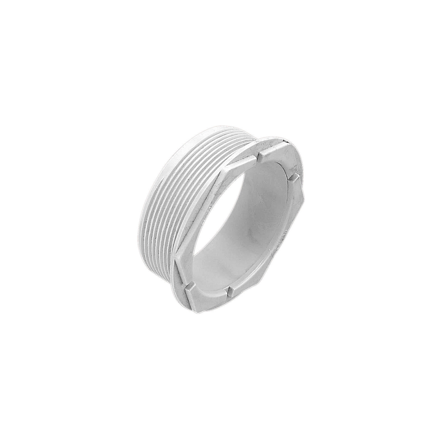 Solid Fittings - PVC, Male Bushes, 32mm, Grey
