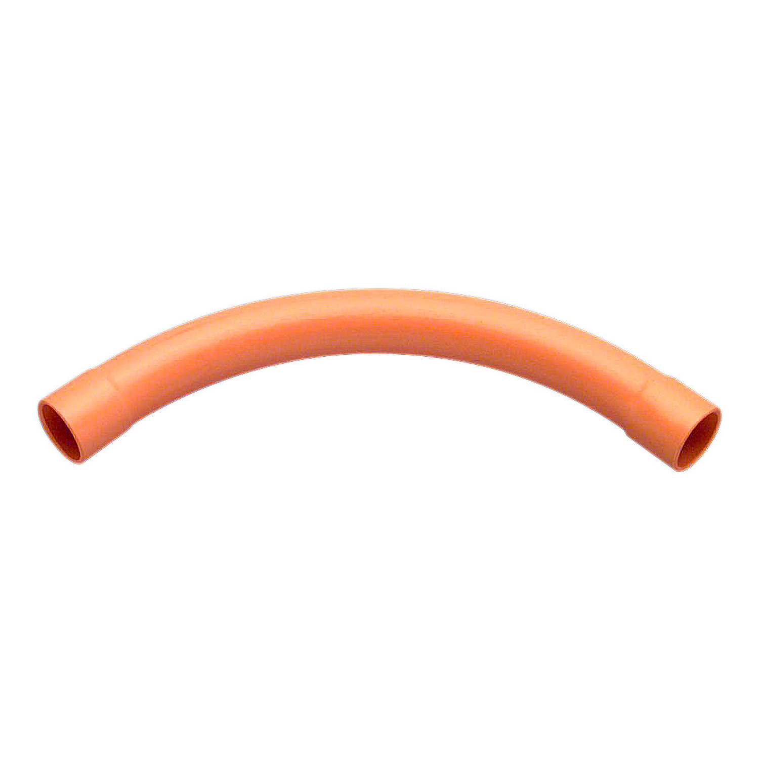 Solid Fittings - PVC, 90 Degree Heavy Duty Sweep Bends, 25mm, Orange