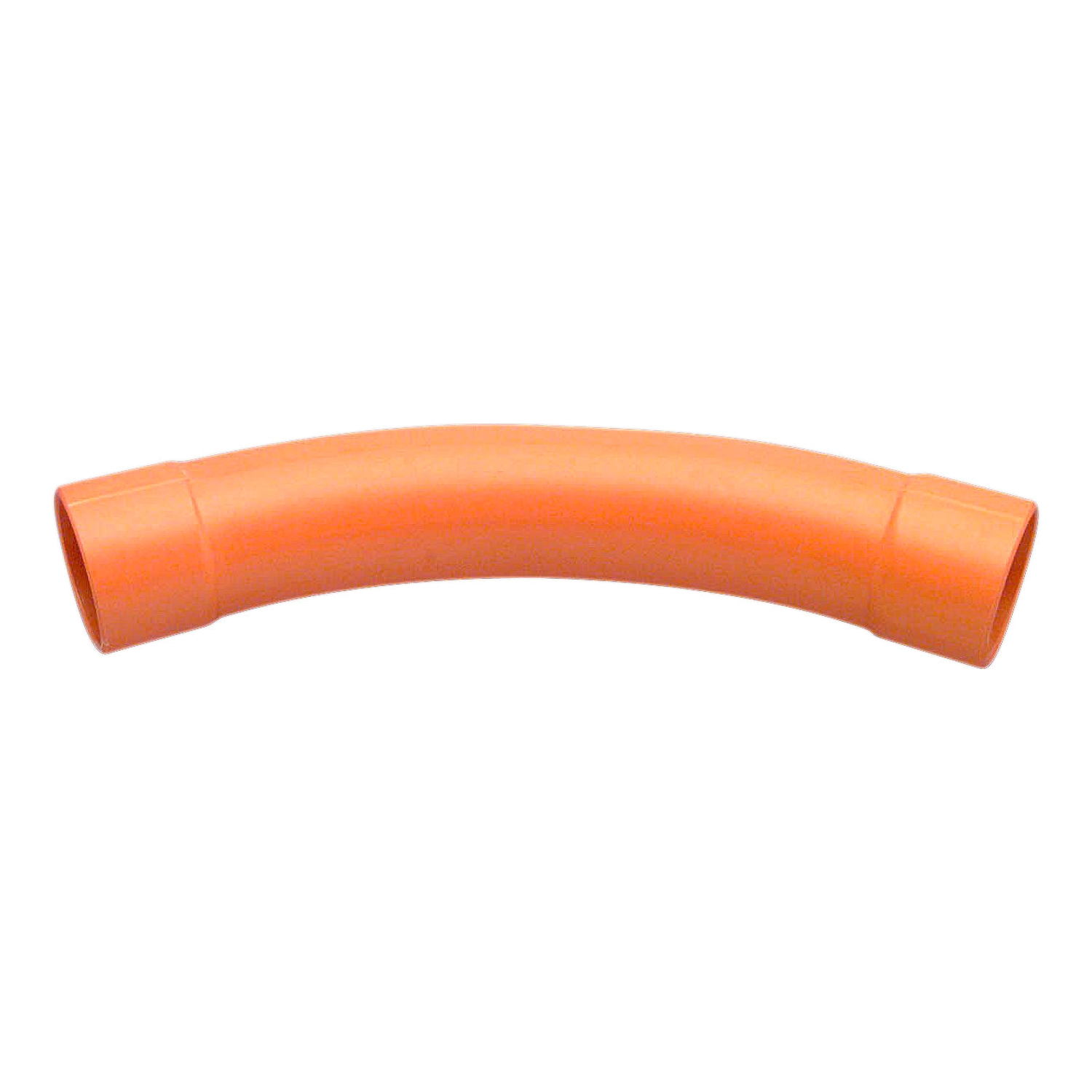 Solid Fittings - PVC, 45 Degree Heavy Duty Sweep Bends, 50mm, Orange