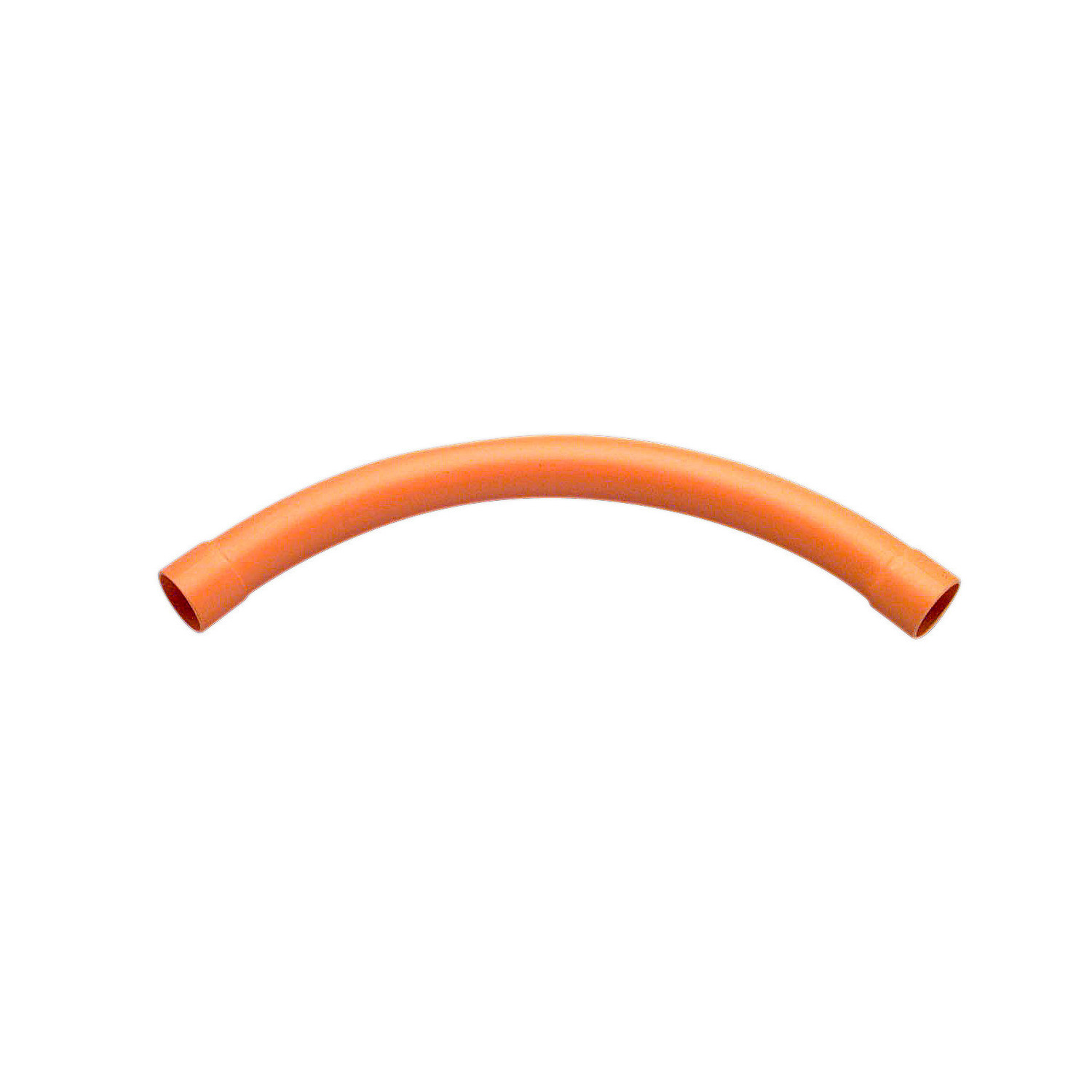 Solid Fittings - PVC, 90 Degree Heavy Duty Sweep Bends, 40mm, Orange